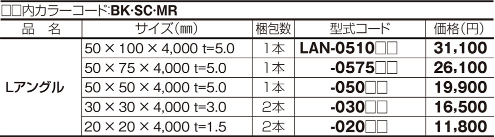 価格表画像