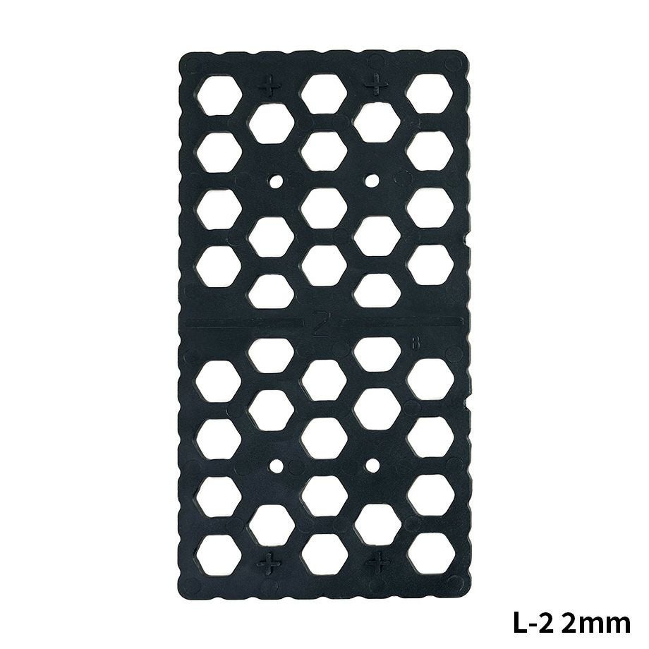 物置関連商品】 レベルスペーサー L-2 200×100×2mm 600枚入☆注文後